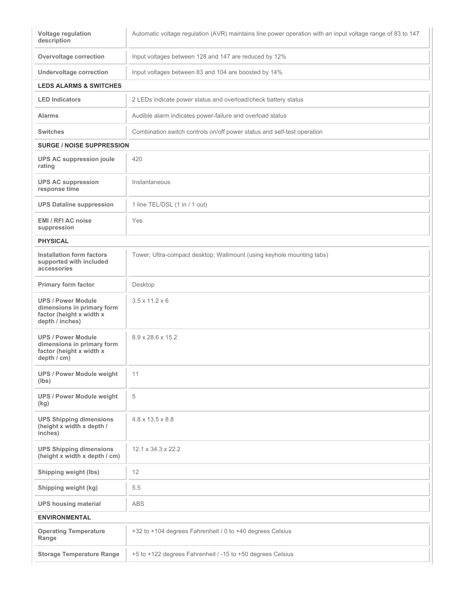 Tripp Lite AVR Series User Manual | Page 3 / 5