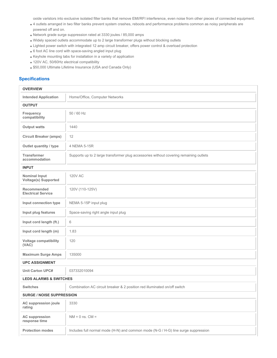 Tripp Lite IBAR4 User Manual | Page 2 / 4