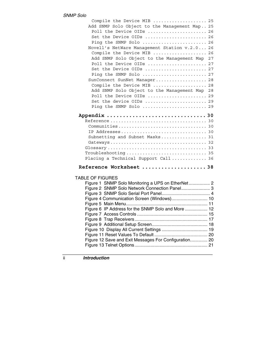 Tripp Lite SNMP Solo MT-SE-37/02 User Manual | Page 6 / 44