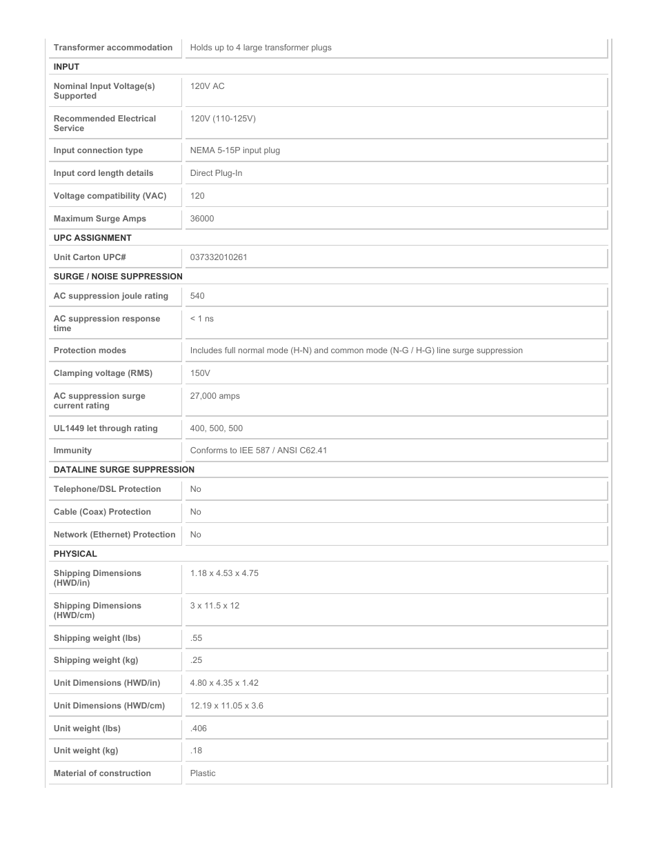 Tripp Lite SK6-0 User Manual | Page 2 / 3