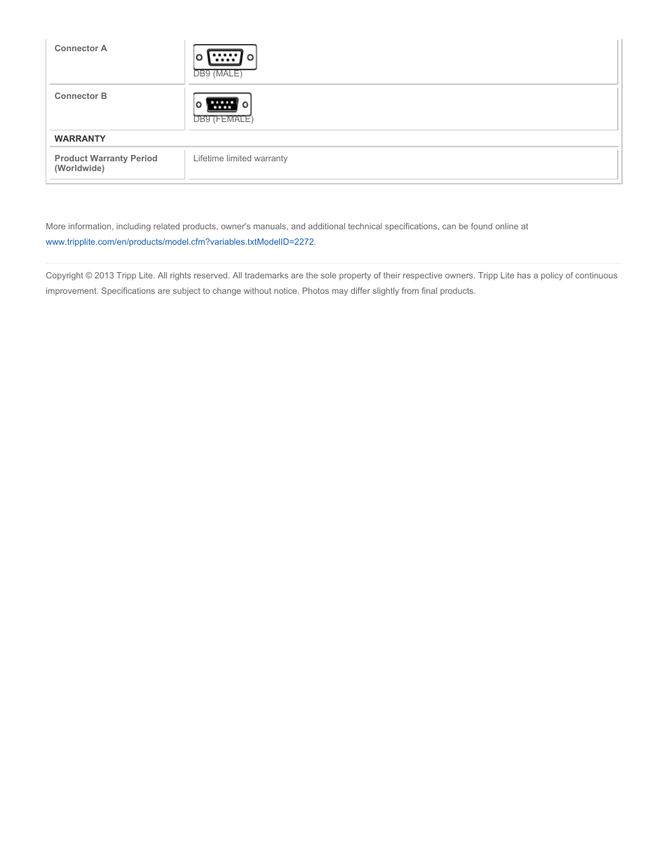 Tripp Lite p520-006 User Manual | Page 2 / 2