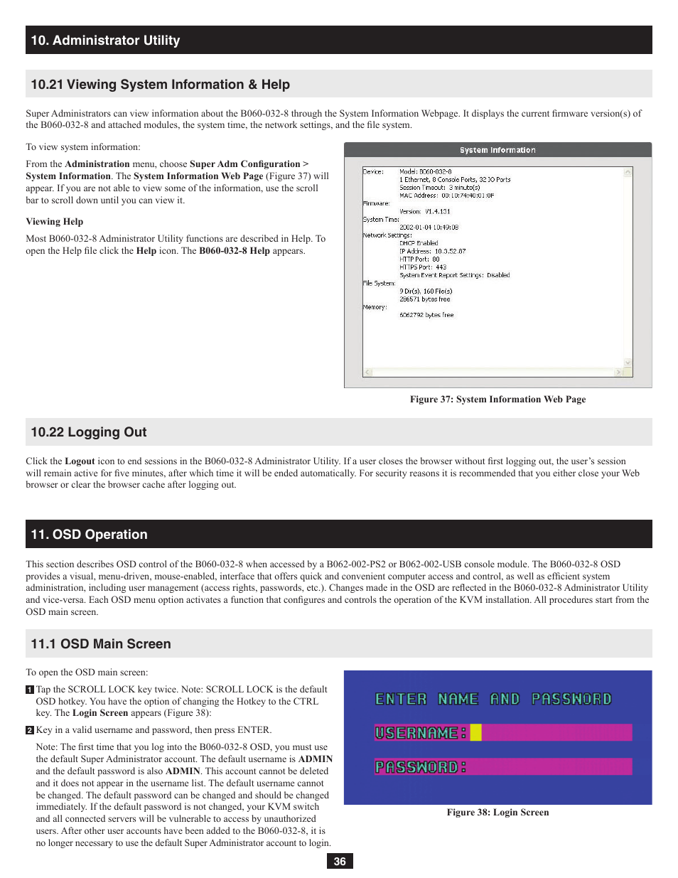 Tripp Lite NetDirector B060-032-8 User Manual | Page 36 / 49