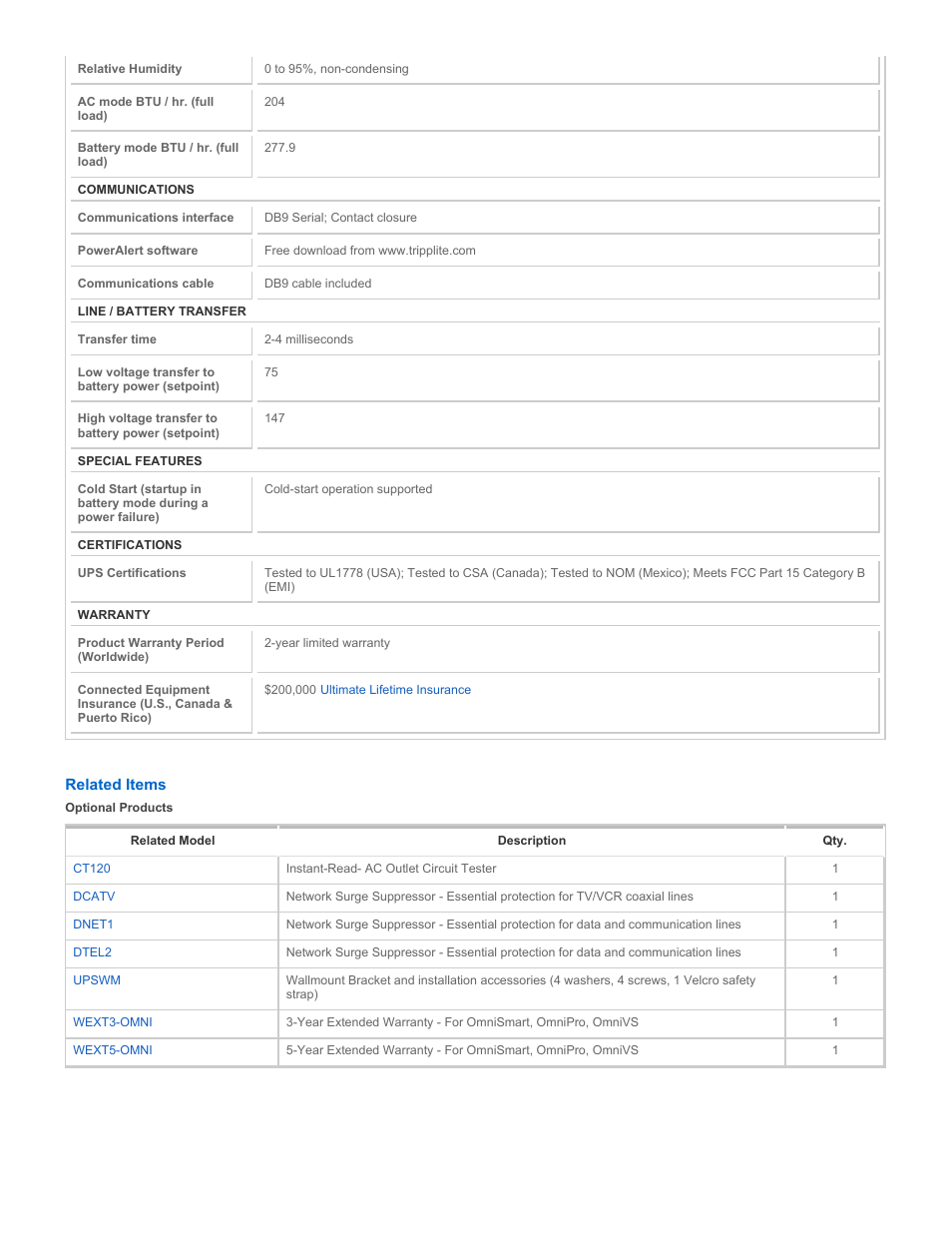 Tripp Lite TE1200 User Manual | Page 4 / 5