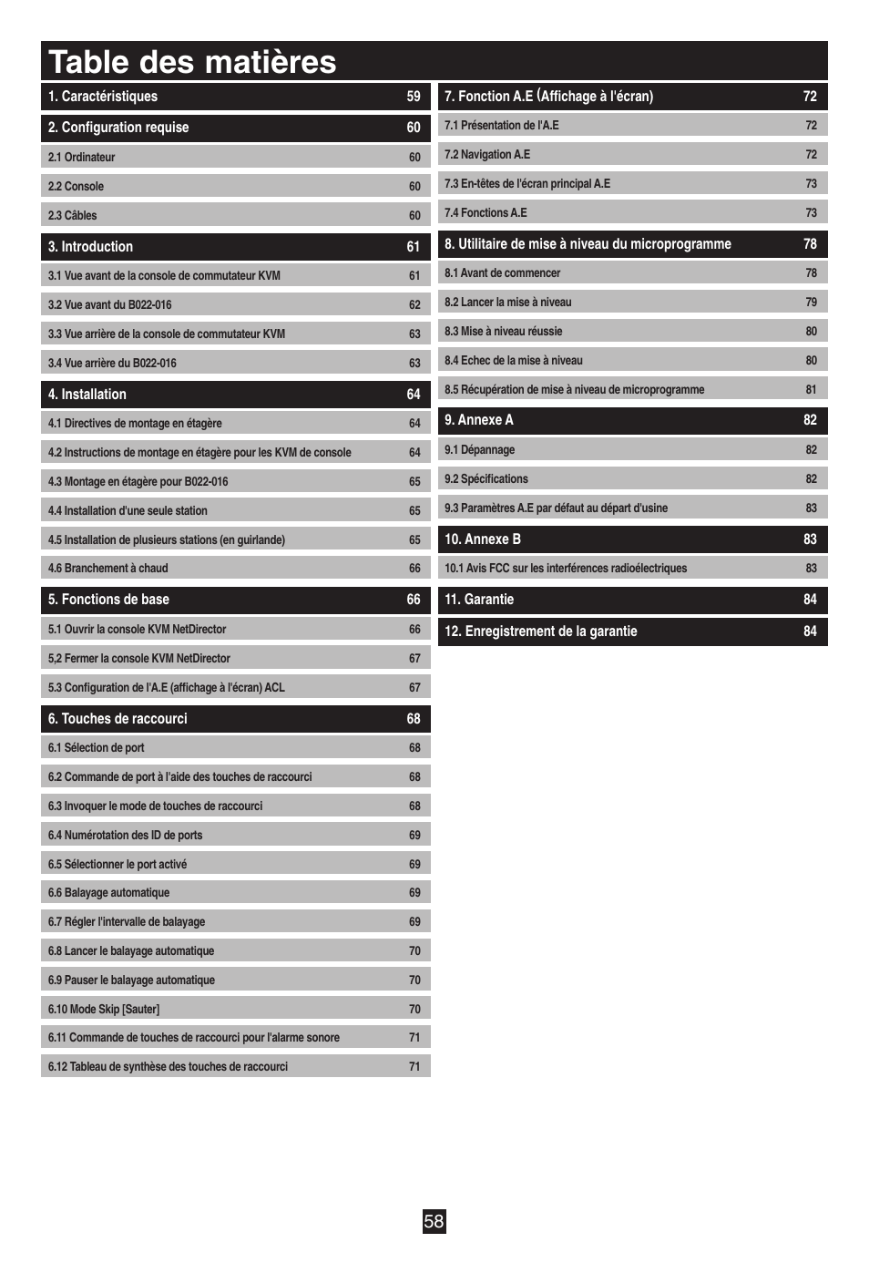 Tripp Lite B020-016-17 User Manual | Page 58 / 112