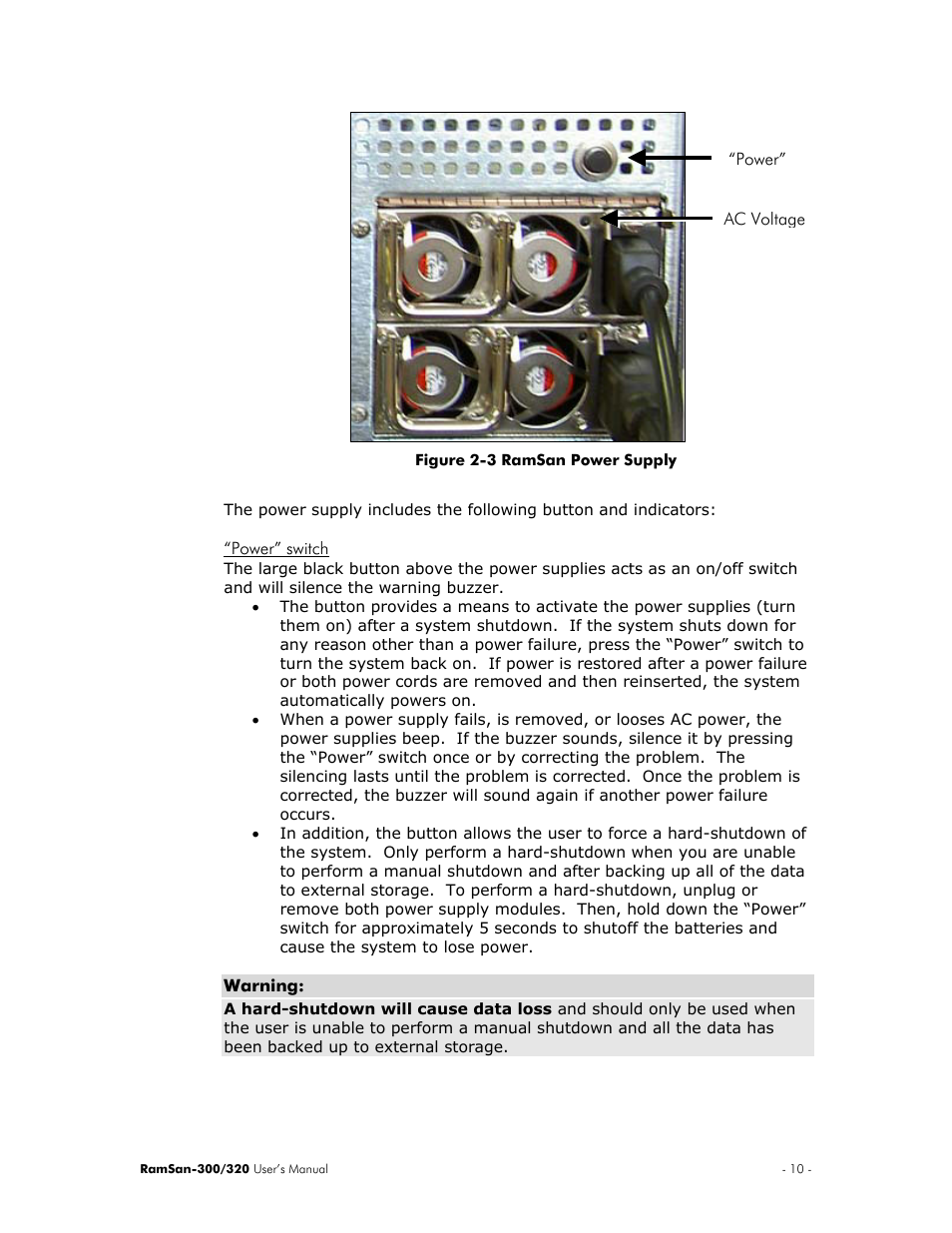 Texas Memory Systems RamSan-300/320 User Manual | Page 14 / 90