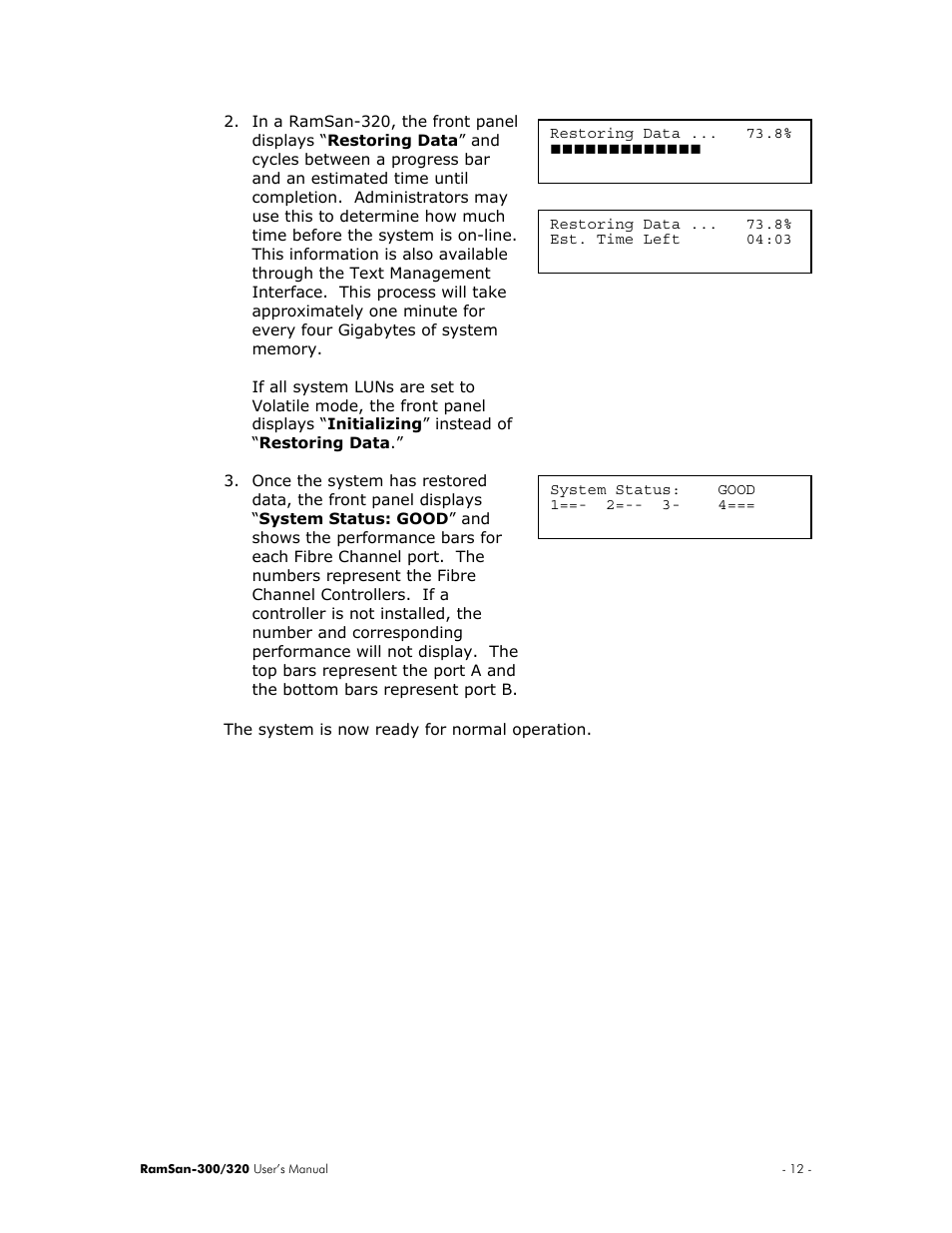 Texas Memory Systems RamSan-300/320 User Manual | Page 16 / 90