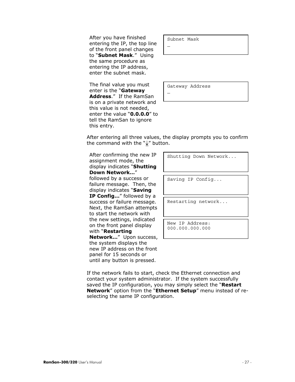 Texas Memory Systems RamSan-300/320 User Manual | Page 31 / 90