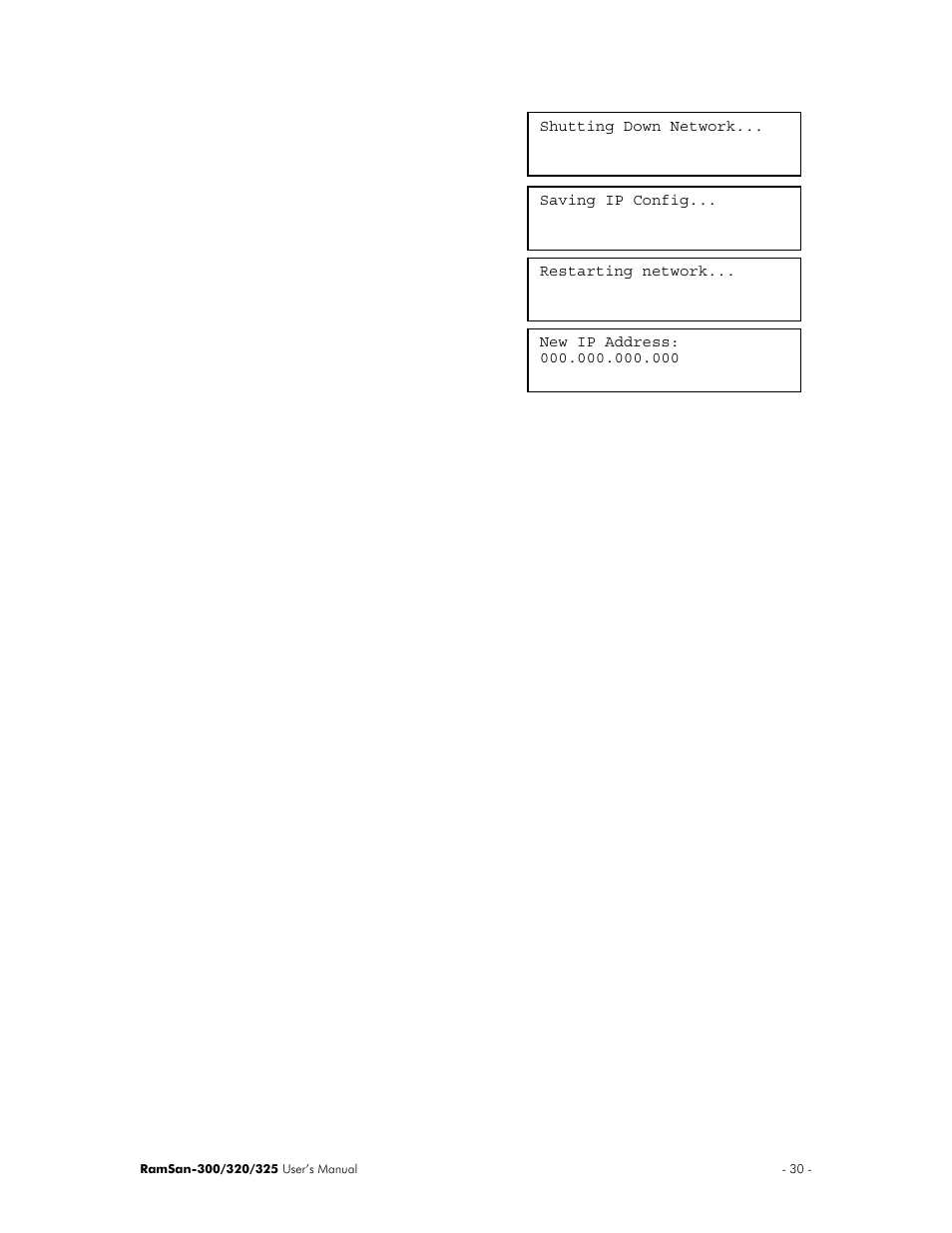 Texas Memory Systems 325 User Manual | Page 34 / 122