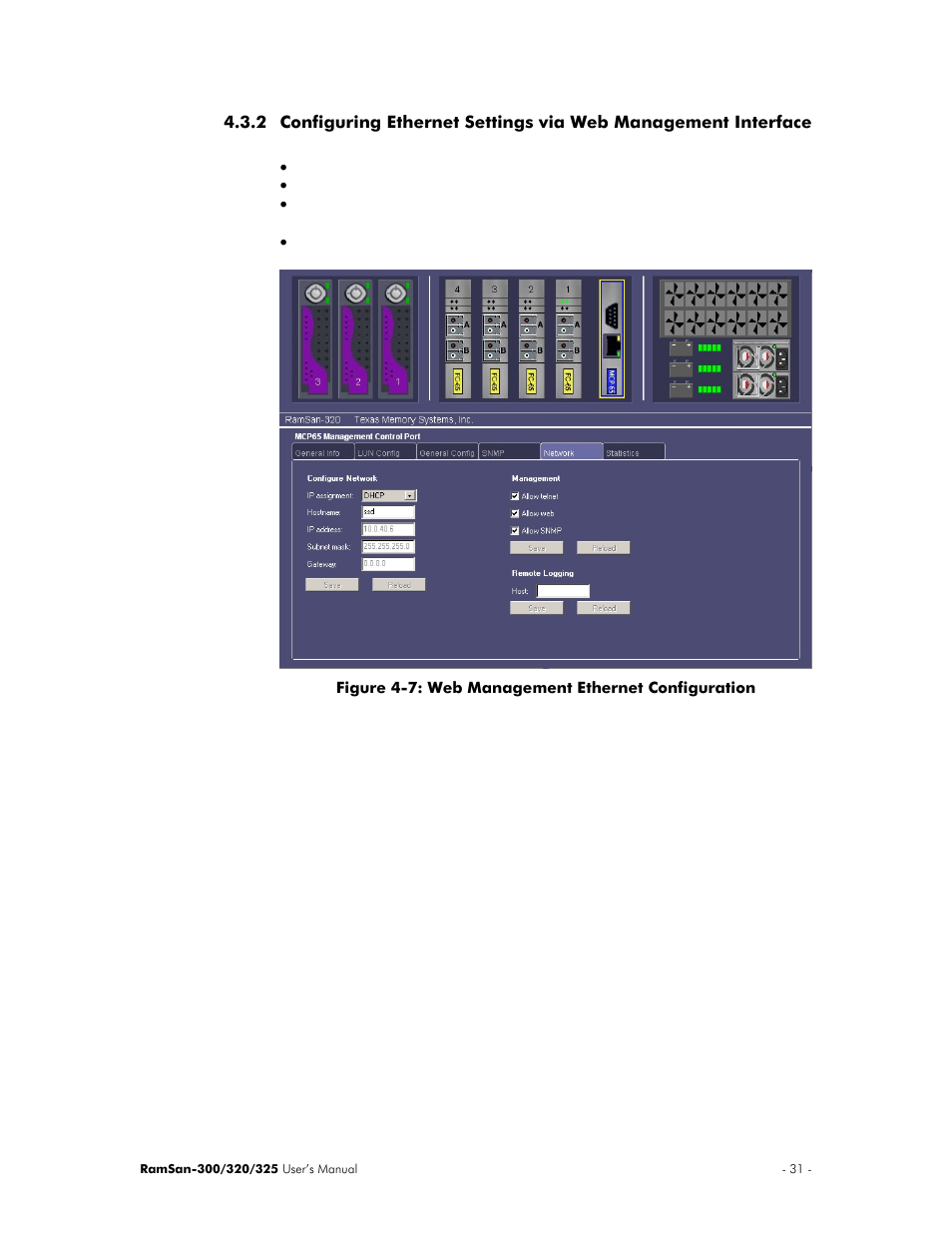 Texas Memory Systems 325 User Manual | Page 35 / 122