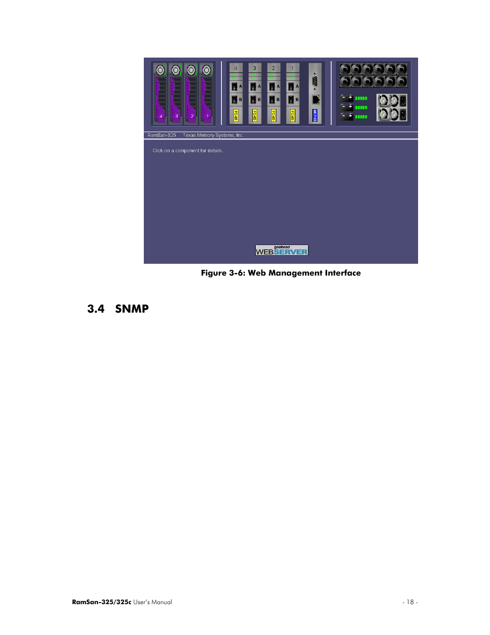 4 snmp | Texas Memory Systems RamSan-325/325c User Manual | Page 22 / 121