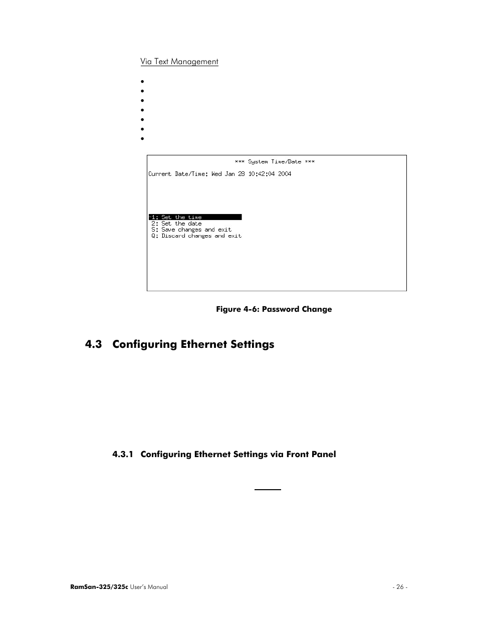 3 configuring ethernet settings | Texas Memory Systems RamSan-325/325c User Manual | Page 30 / 121