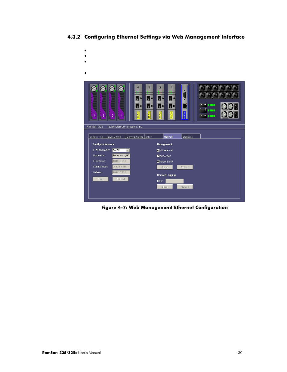 Texas Memory Systems RamSan-325/325c User Manual | Page 34 / 121