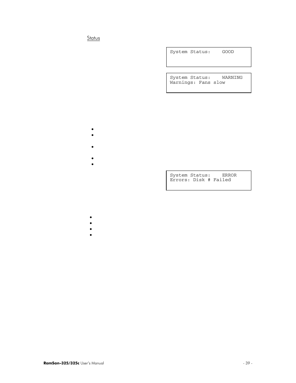 Texas Memory Systems RamSan-325/325c User Manual | Page 43 / 121