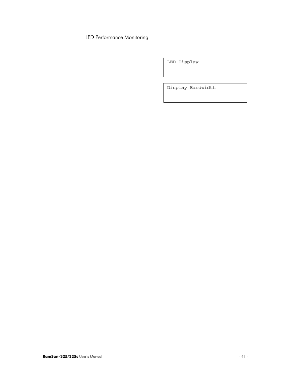 Texas Memory Systems RamSan-325/325c User Manual | Page 45 / 121