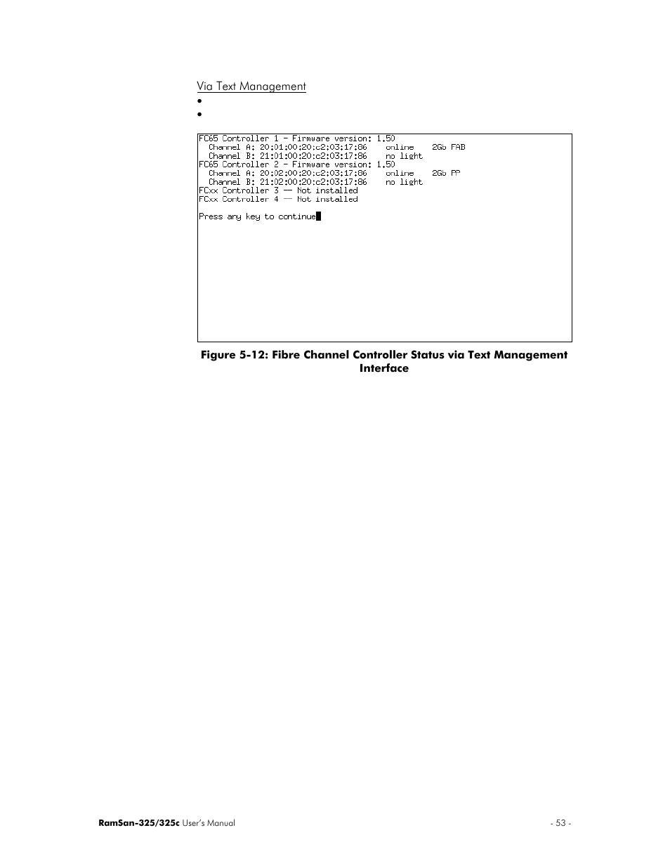 Texas Memory Systems RamSan-325/325c User Manual | Page 57 / 121