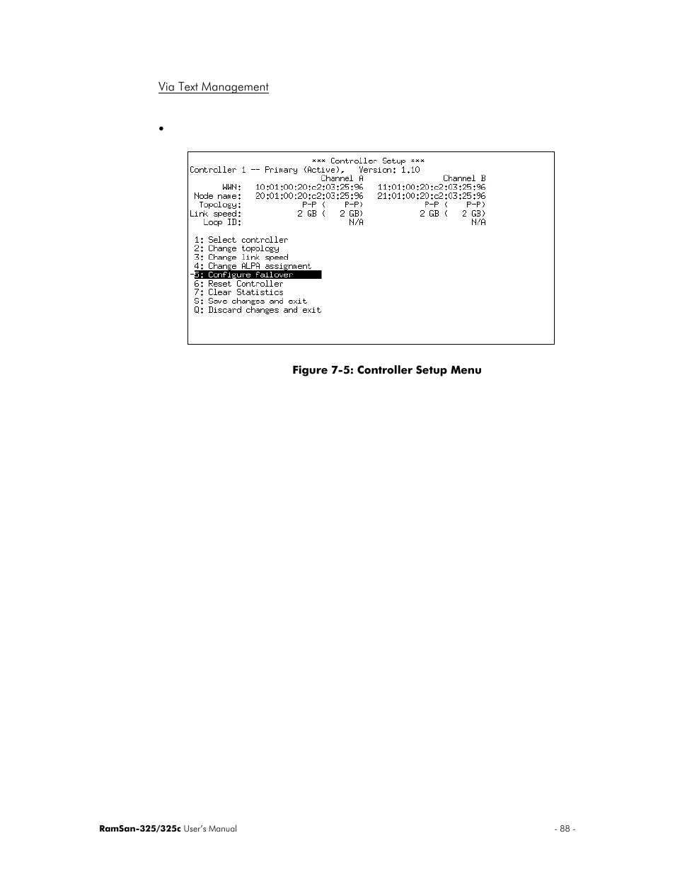 Texas Memory Systems RamSan-325/325c User Manual | Page 92 / 121