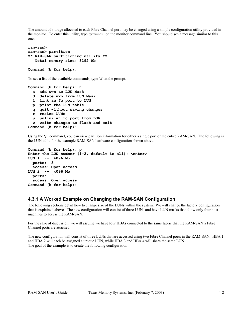 Texas Memory Systems RAM-SAN 520 User Manual | Page 13 / 26