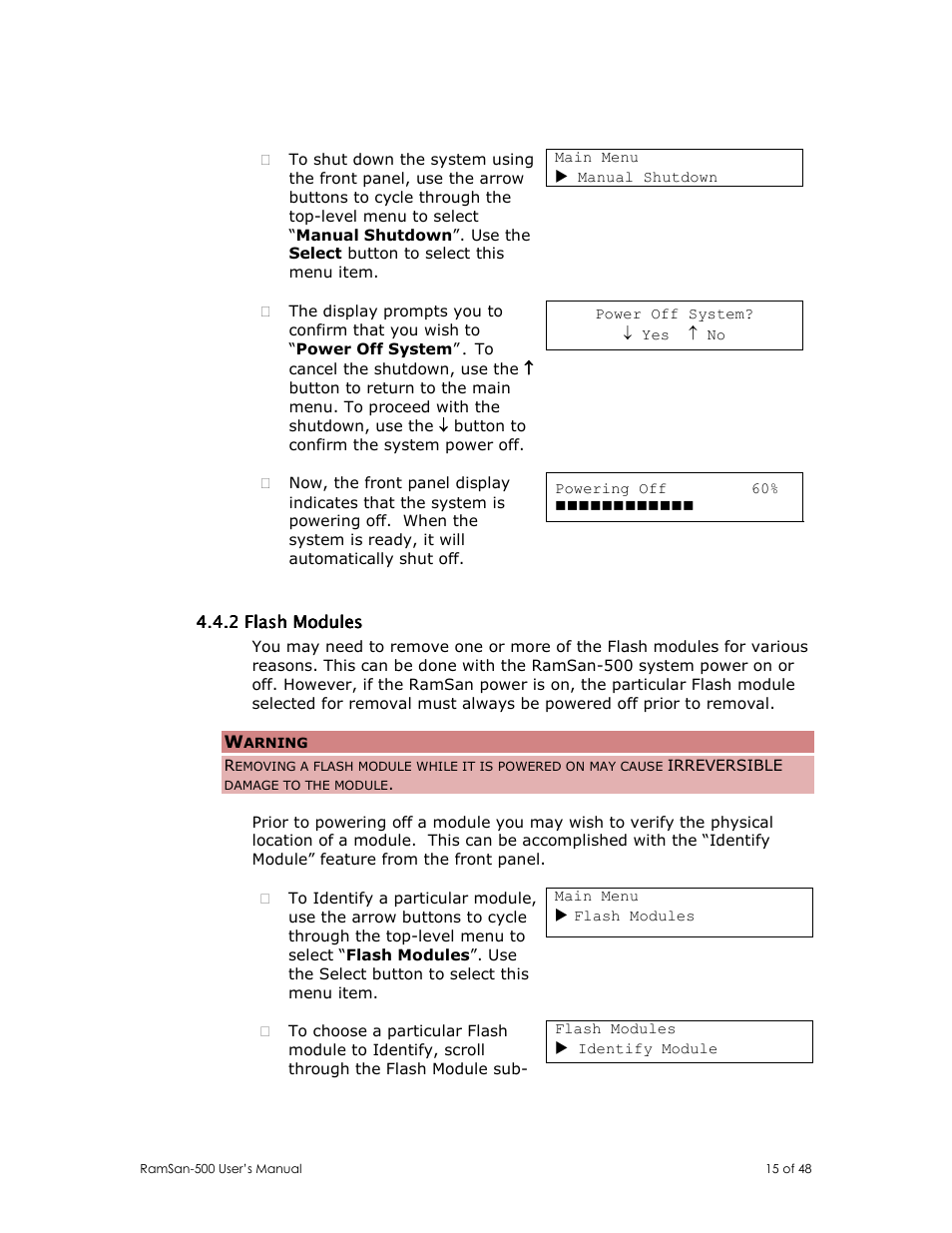 Texas Memory Systems RamSan-500 User Manual | Page 15 / 48