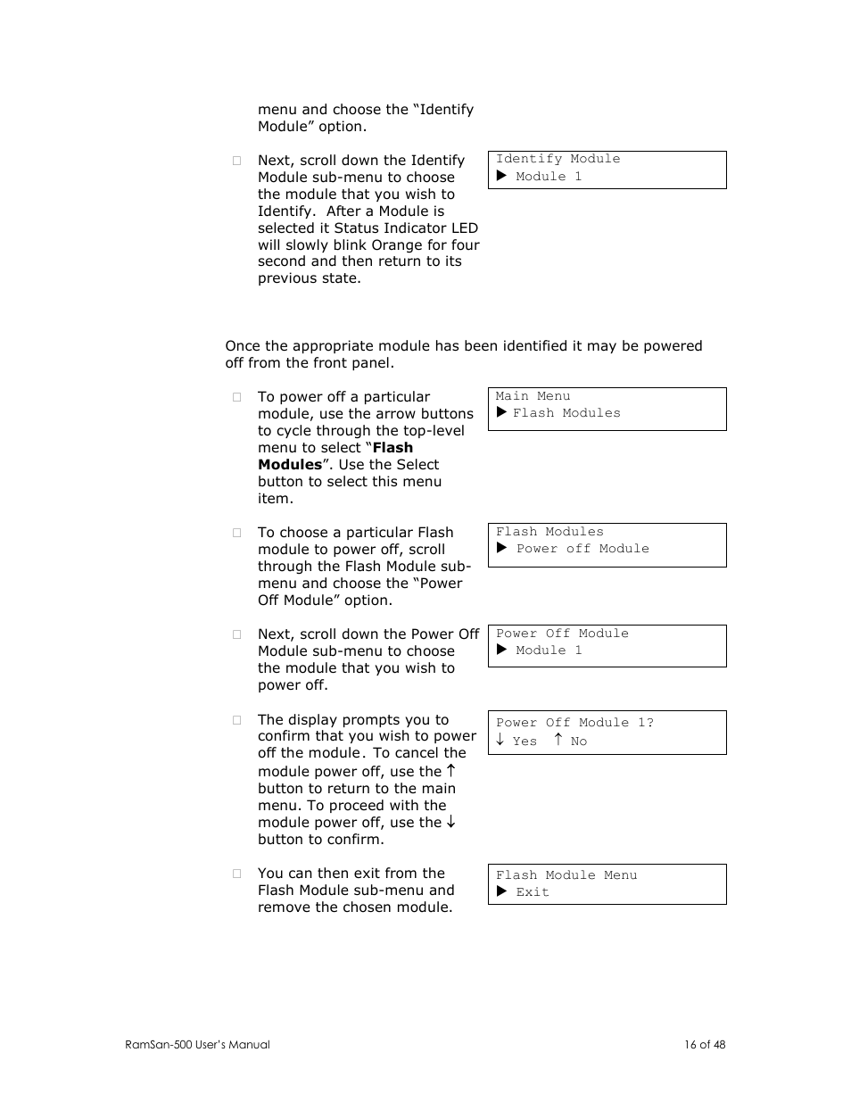 Texas Memory Systems RamSan-500 User Manual | Page 16 / 48