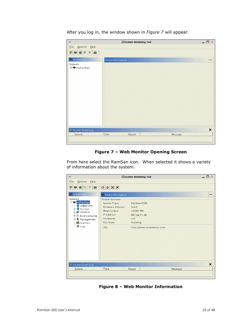 Texas Memory Systems RamSan-500 User Manual | Page 23 / 48