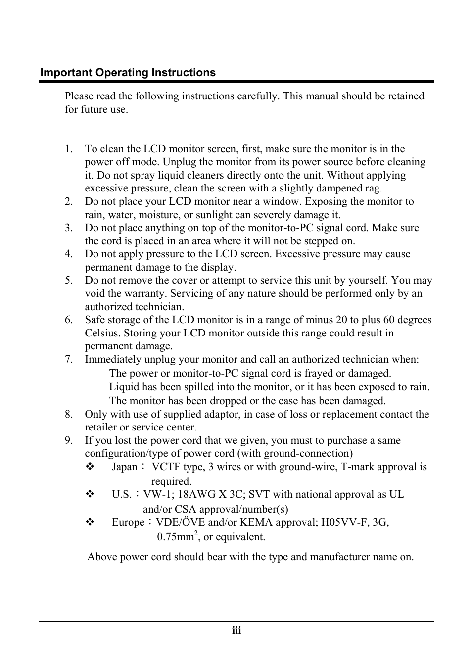 Tatung TLM1905 User Manual | Page 5 / 28