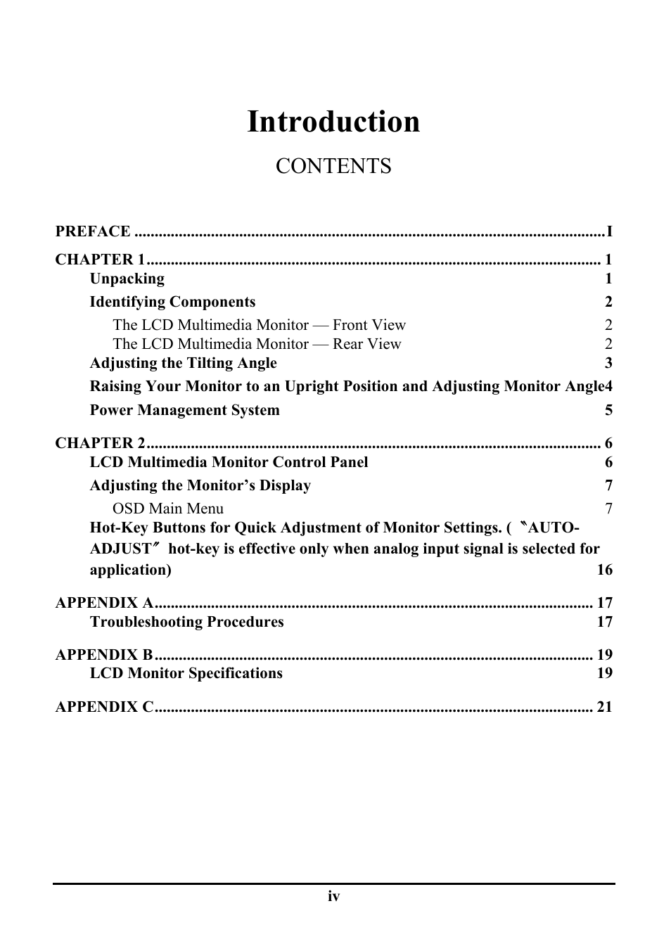 Tatung TLM1905 User Manual | Page 6 / 28