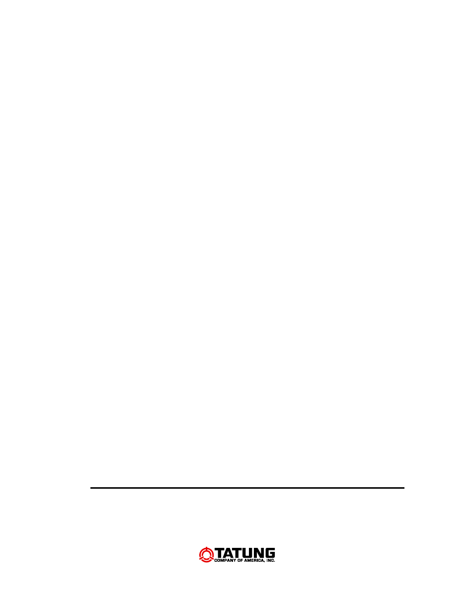 Tatung company of america | Tatung TLM-1703 User Manual | Page 13 / 13