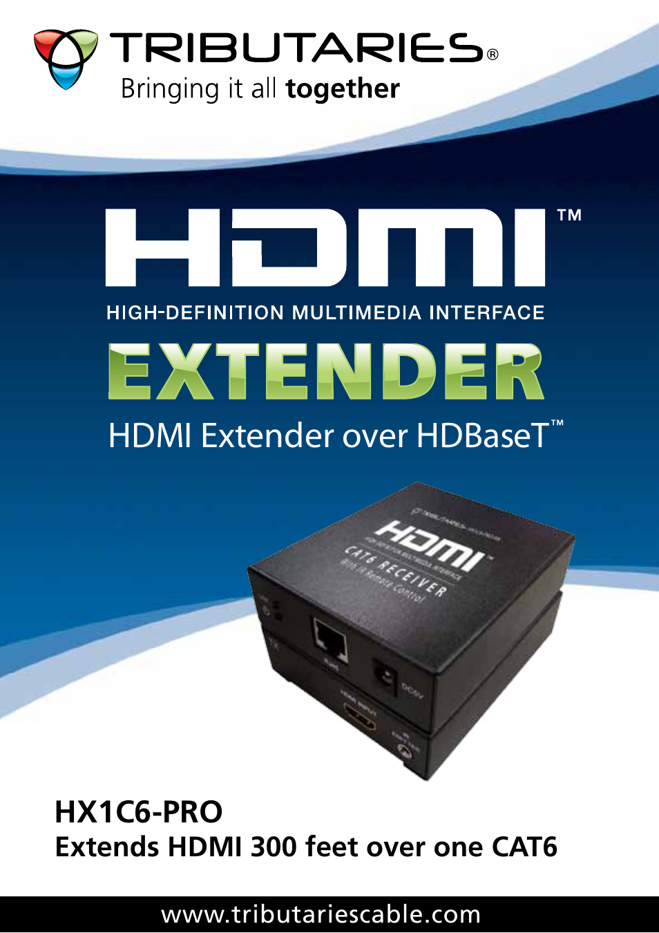 Tributaries HDMI HX1C6-PRO User Manual | 8 pages