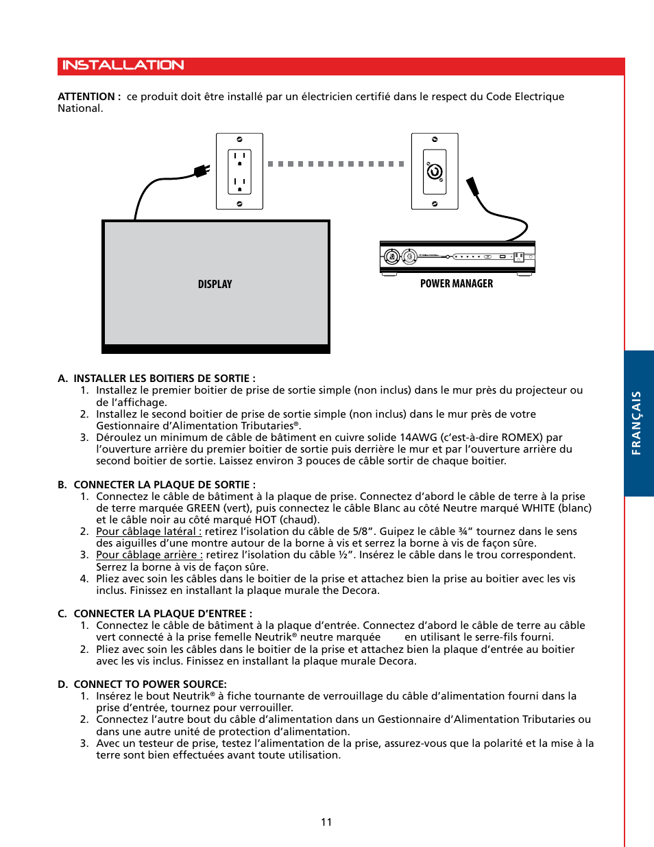 Installation | Tributaries PWRI-X User Manual | Page 13 / 16