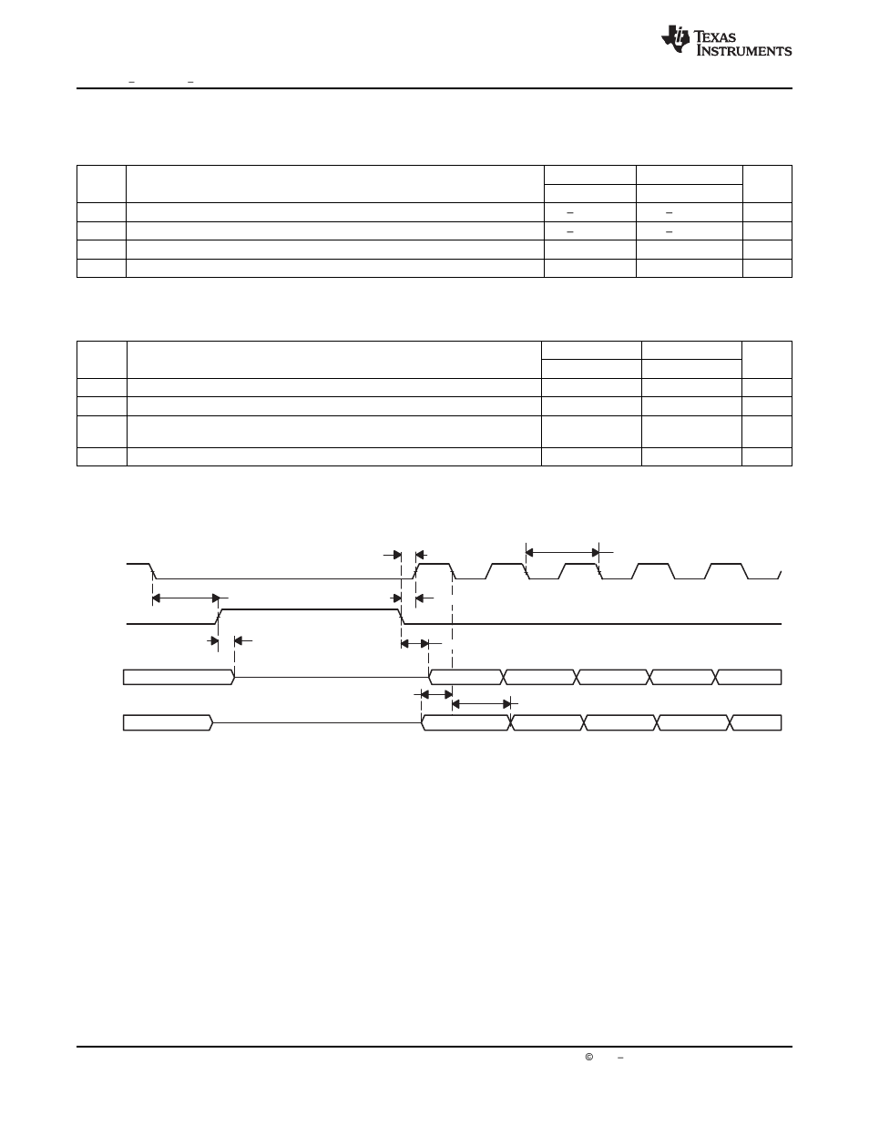 2 mcbsp as spi master or slave timing | Texas Instruments Digital Signal Processor SM320F2812-HT User Manual | Page 142 / 153