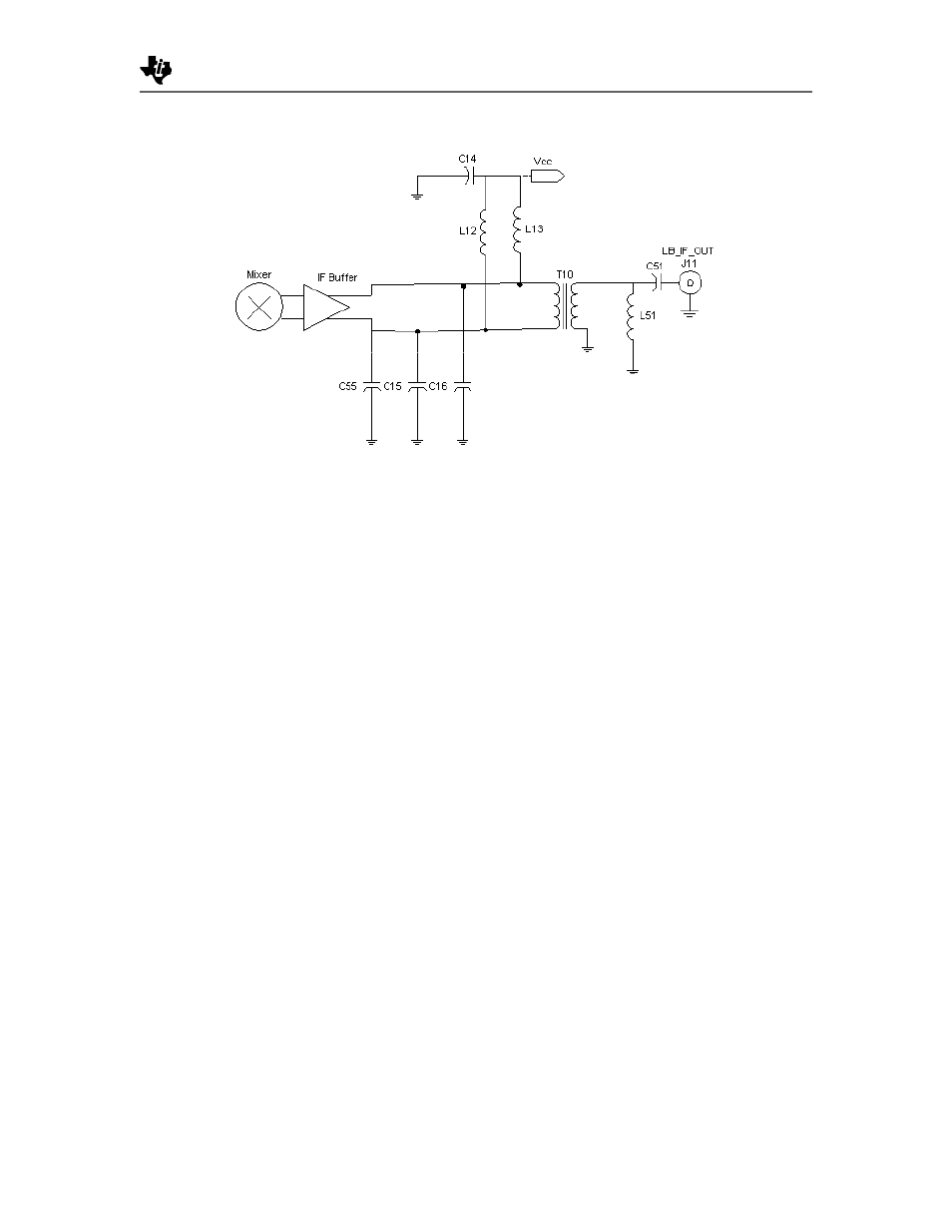 Low-band lo buffer amplifier output | Texas Instruments TRF1500 User Manual | Page 23 / 74