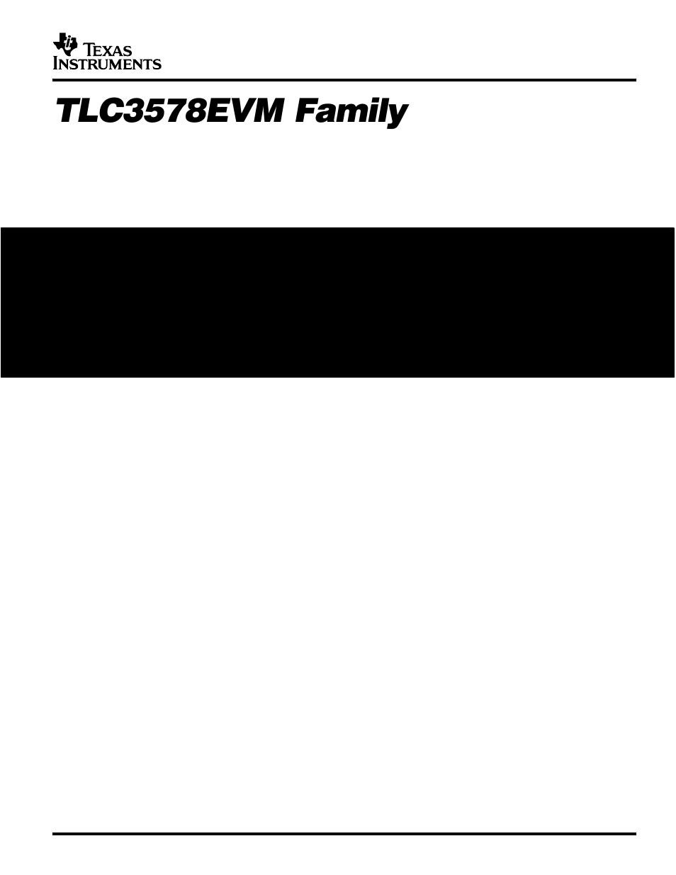 Texas Instruments TLC3578EVM User Manual | 32 pages