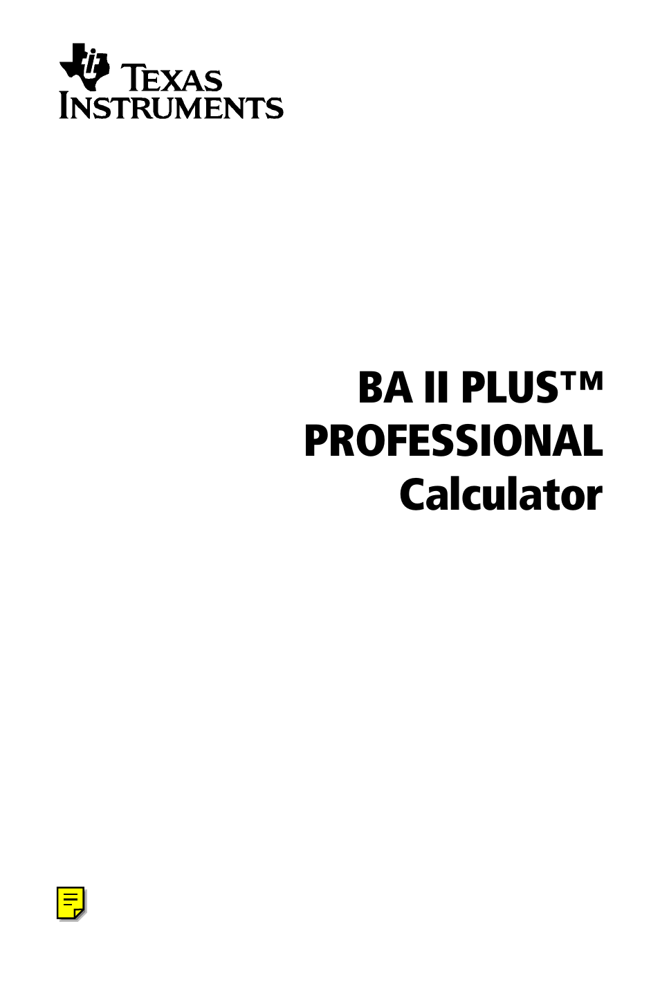 Texas Instruments Calculator User Manual | 116 pages