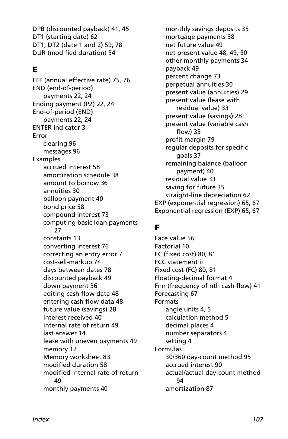 Texas Instruments Calculator User Manual | Page 111 / 116