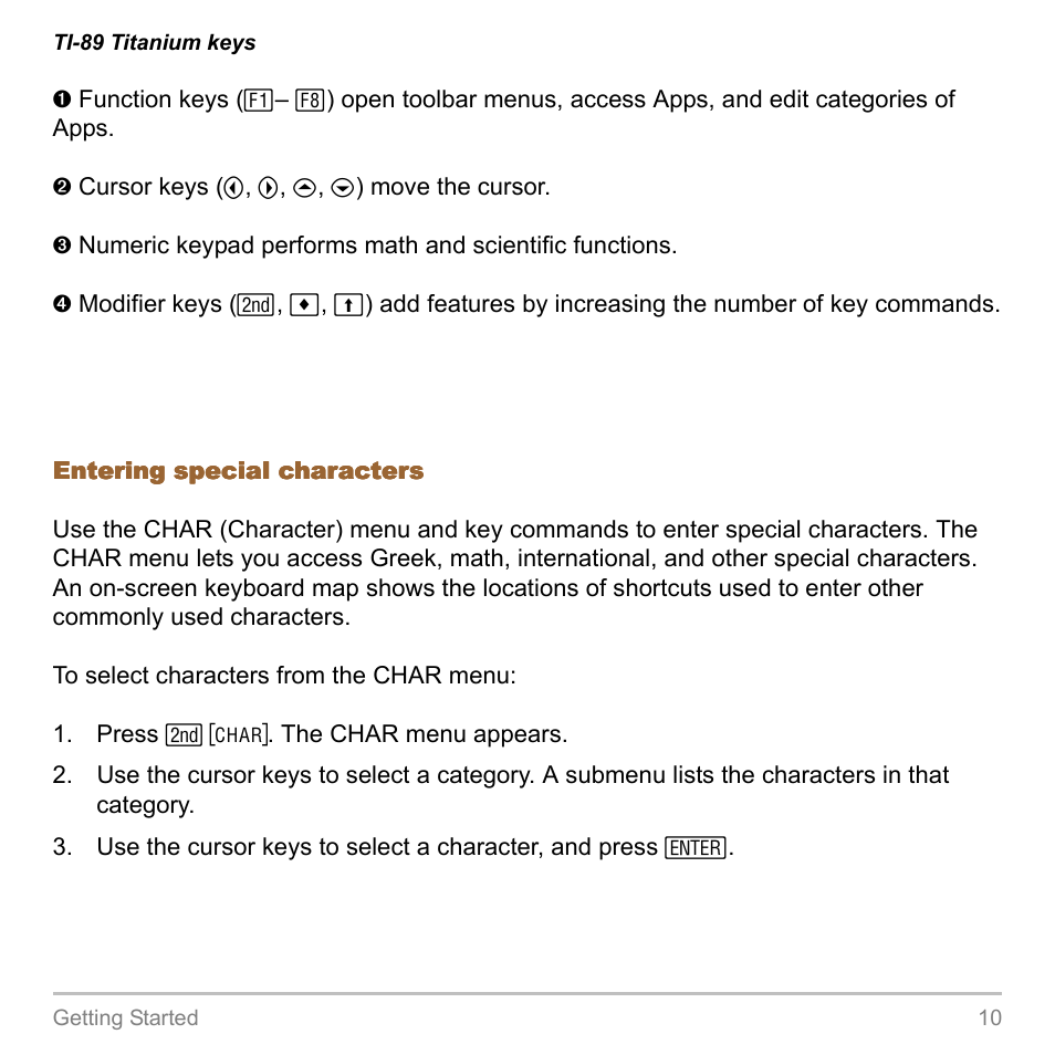 Texas Instruments TITANIUM TI-89 User Manual | Page 10 / 1008
