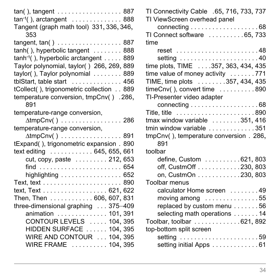 Texas Instruments TITANIUM TI-89 User Manual | Page 1004 / 1008