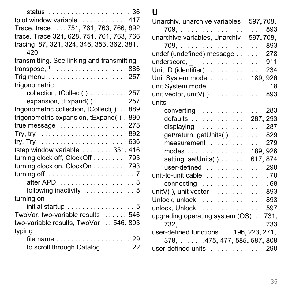 Texas Instruments TITANIUM TI-89 User Manual | Page 1005 / 1008