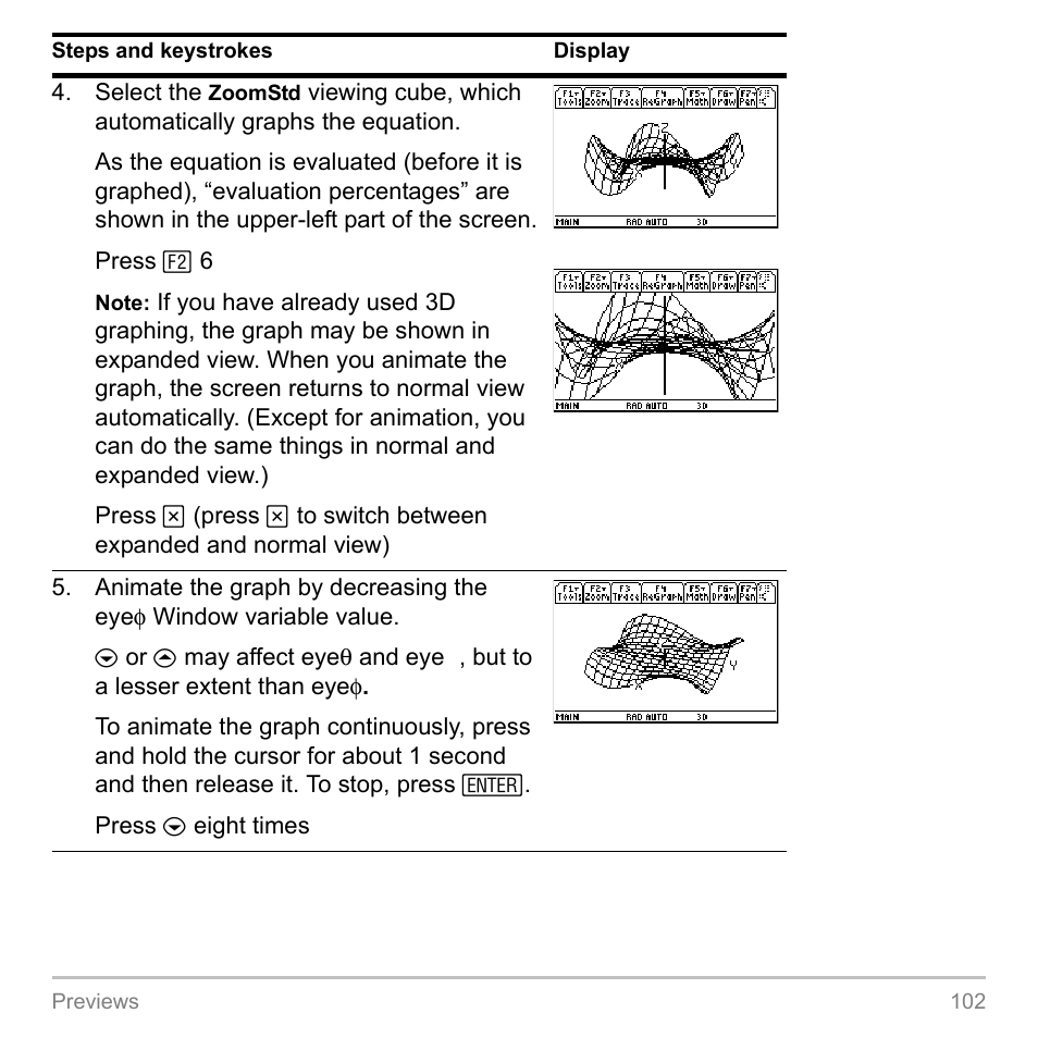 Texas Instruments TITANIUM TI-89 User Manual | Page 102 / 1008