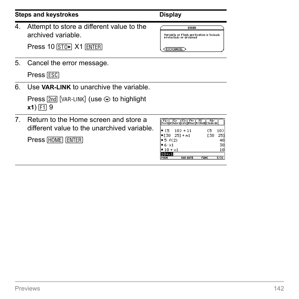 Texas Instruments TITANIUM TI-89 User Manual | Page 142 / 1008