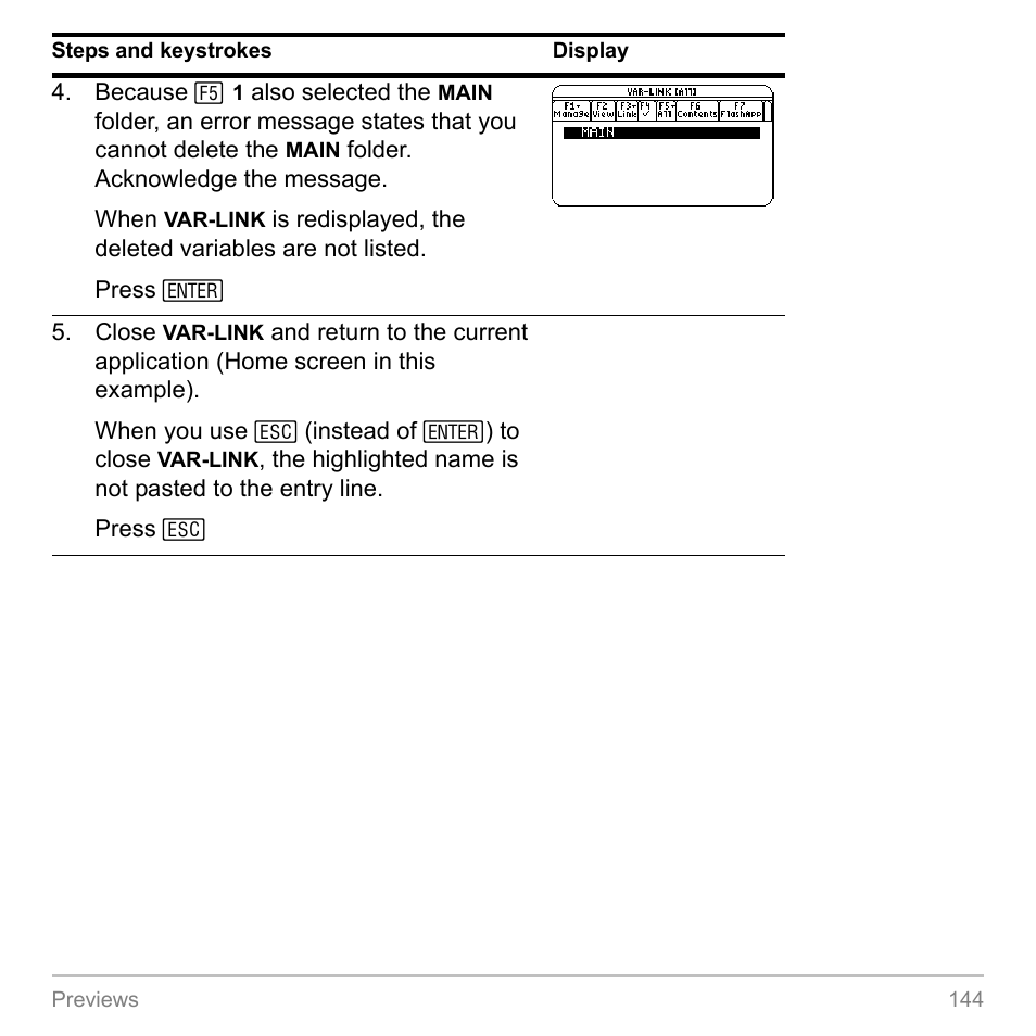 Texas Instruments TITANIUM TI-89 User Manual | Page 144 / 1008