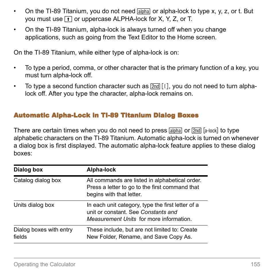 Texas Instruments TITANIUM TI-89 User Manual | Page 155 / 1008