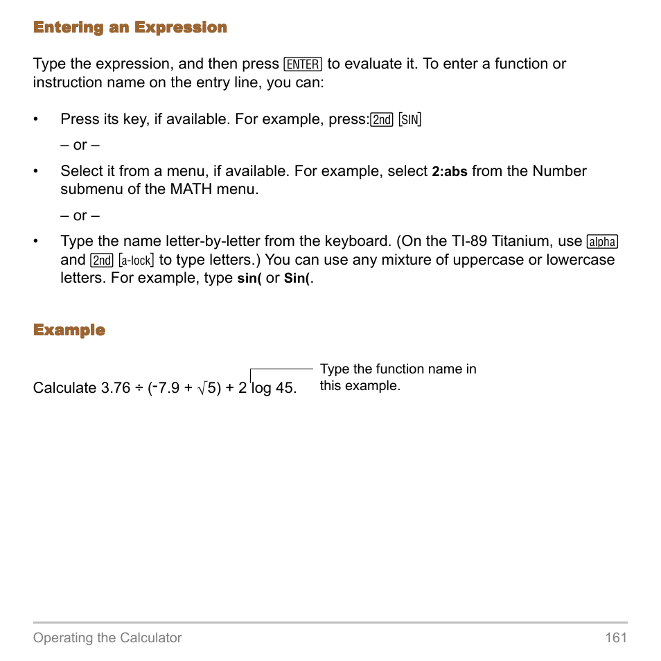 Texas Instruments TITANIUM TI-89 User Manual | Page 161 / 1008