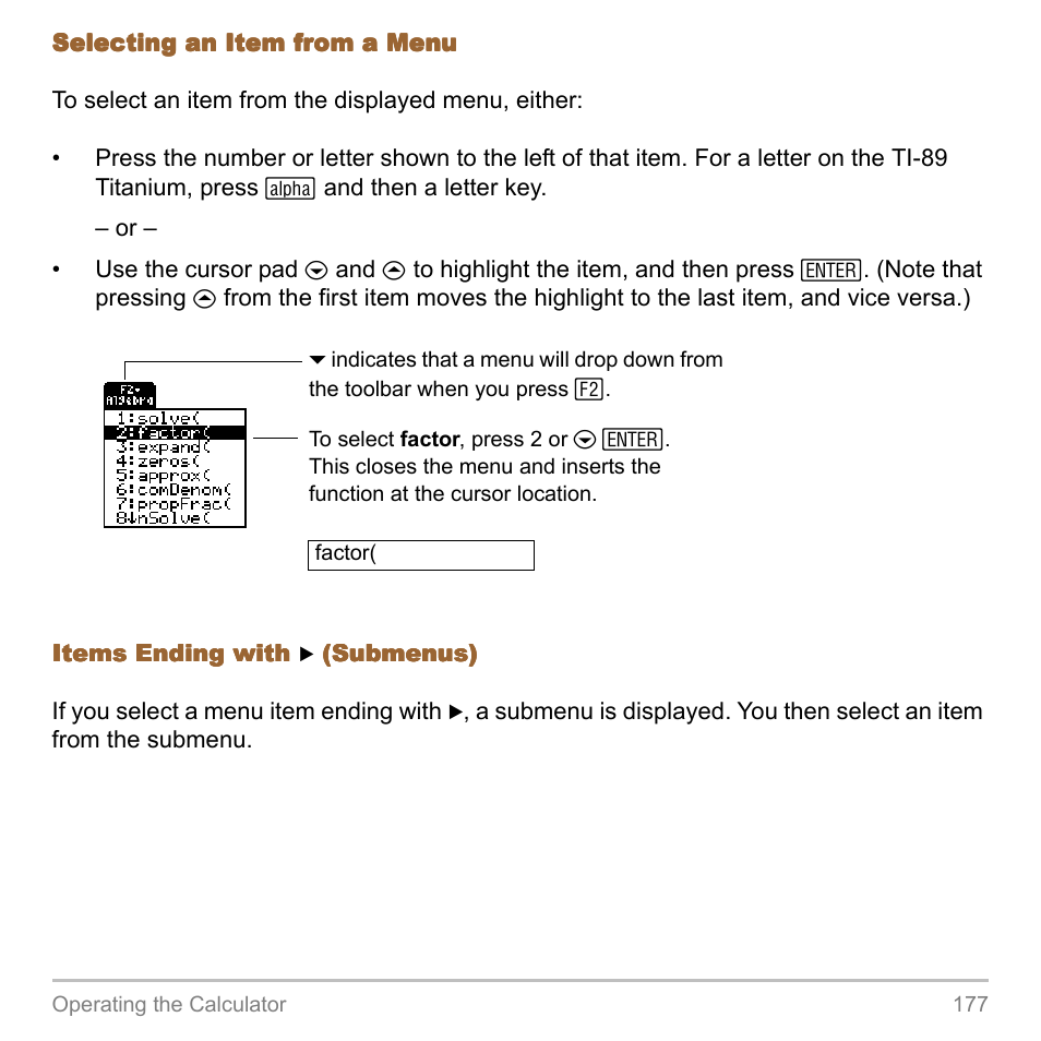 Texas Instruments TITANIUM TI-89 User Manual | Page 177 / 1008