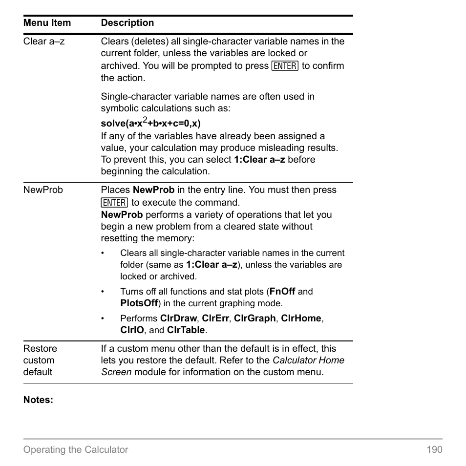 Texas Instruments TITANIUM TI-89 User Manual | Page 190 / 1008