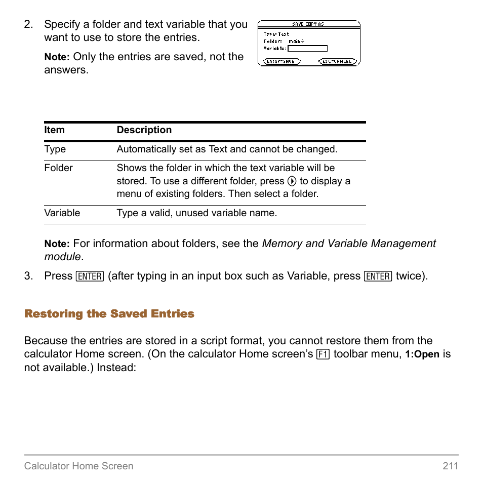 Texas Instruments TITANIUM TI-89 User Manual | Page 211 / 1008
