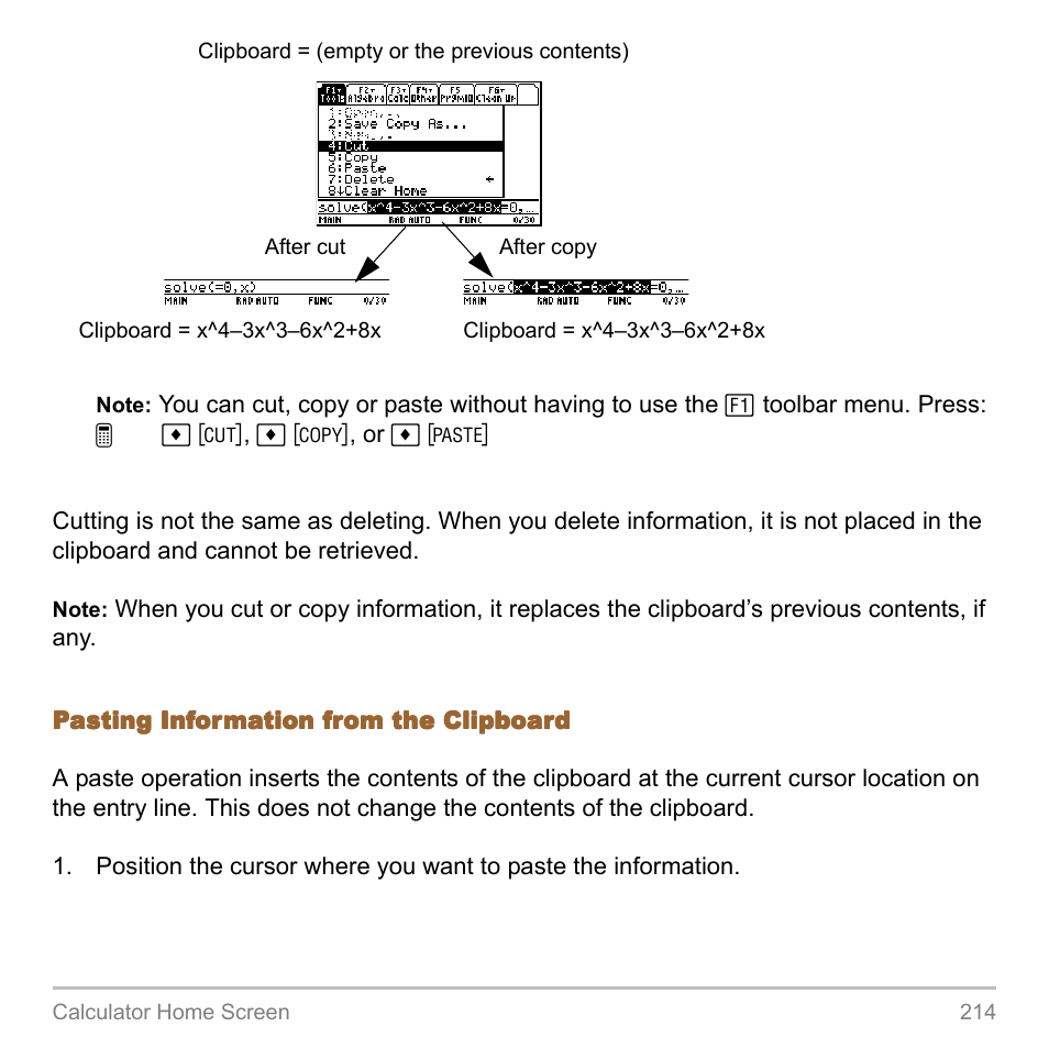 Texas Instruments TITANIUM TI-89 User Manual | Page 214 / 1008