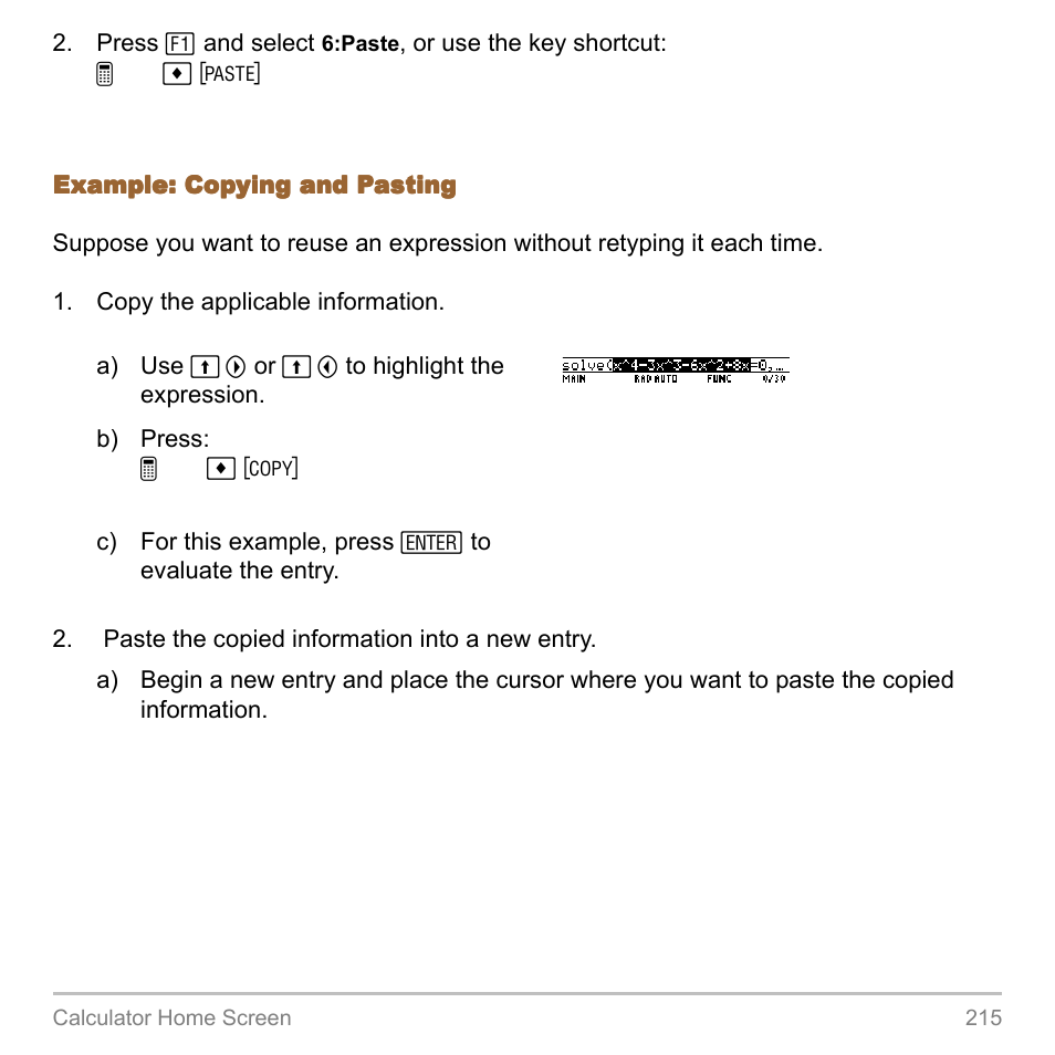 Texas Instruments TITANIUM TI-89 User Manual | Page 215 / 1008