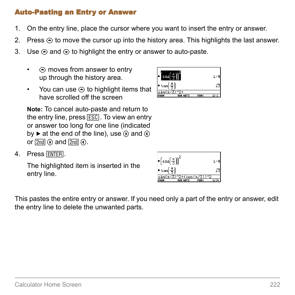 Texas Instruments TITANIUM TI-89 User Manual | Page 222 / 1008