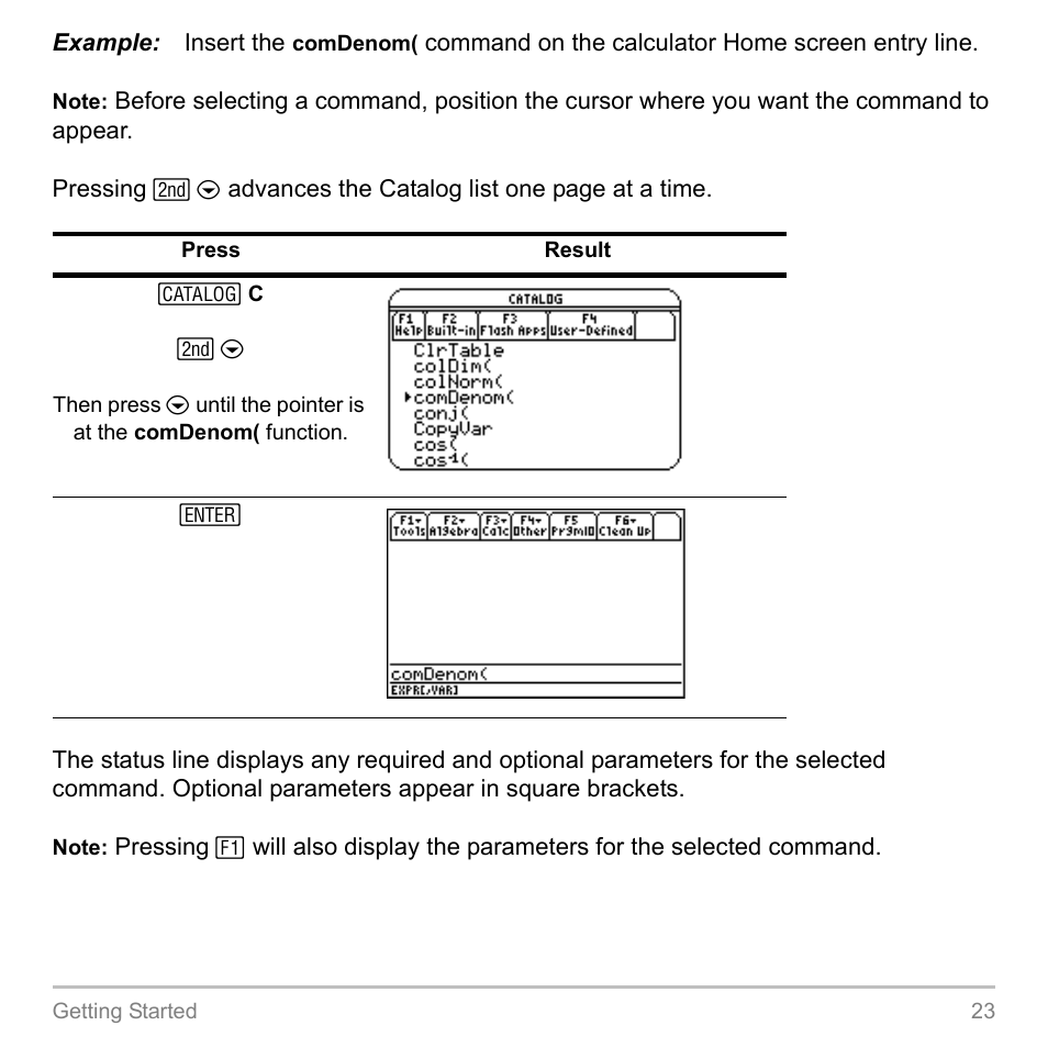 Texas Instruments TITANIUM TI-89 User Manual | Page 23 / 1008