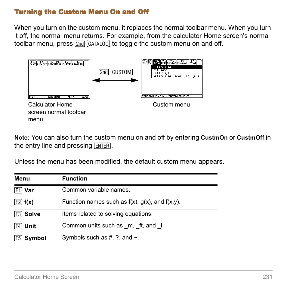 Texas Instruments TITANIUM TI-89 User Manual | Page 231 / 1008